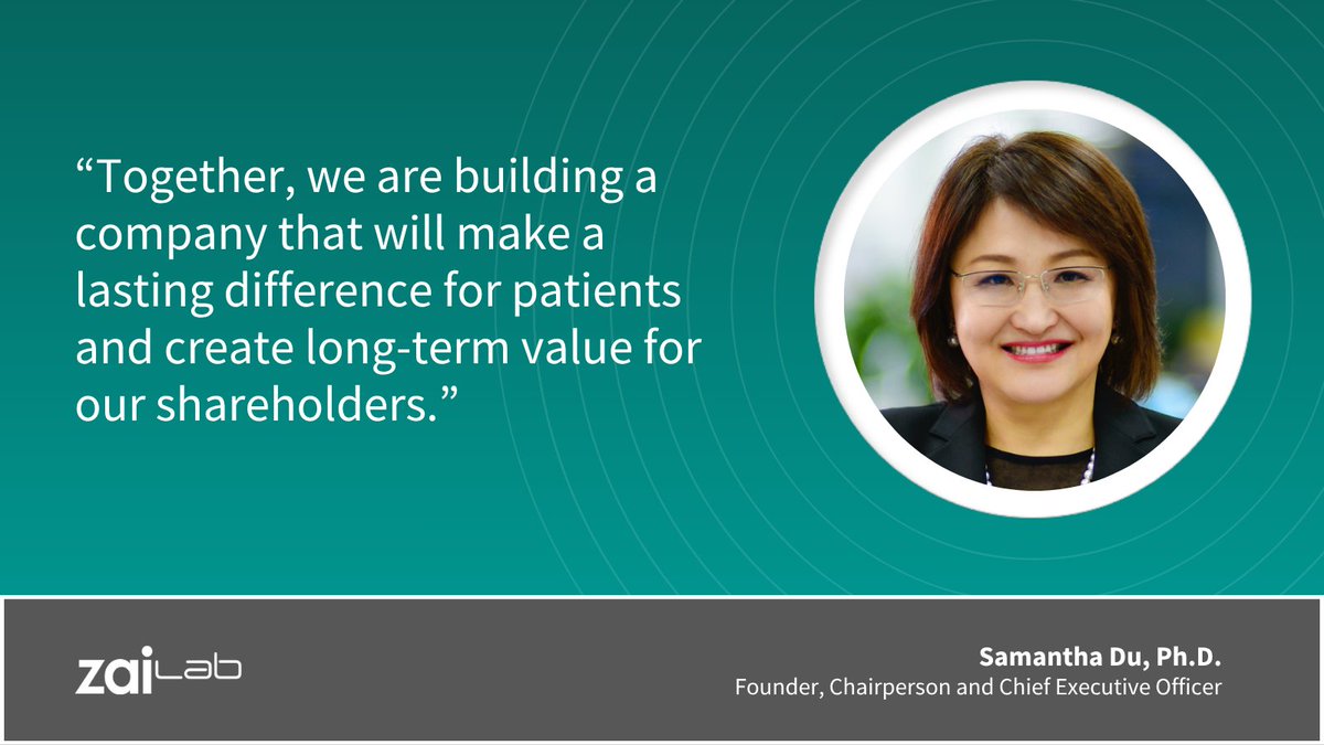 Zai Lab tweet media