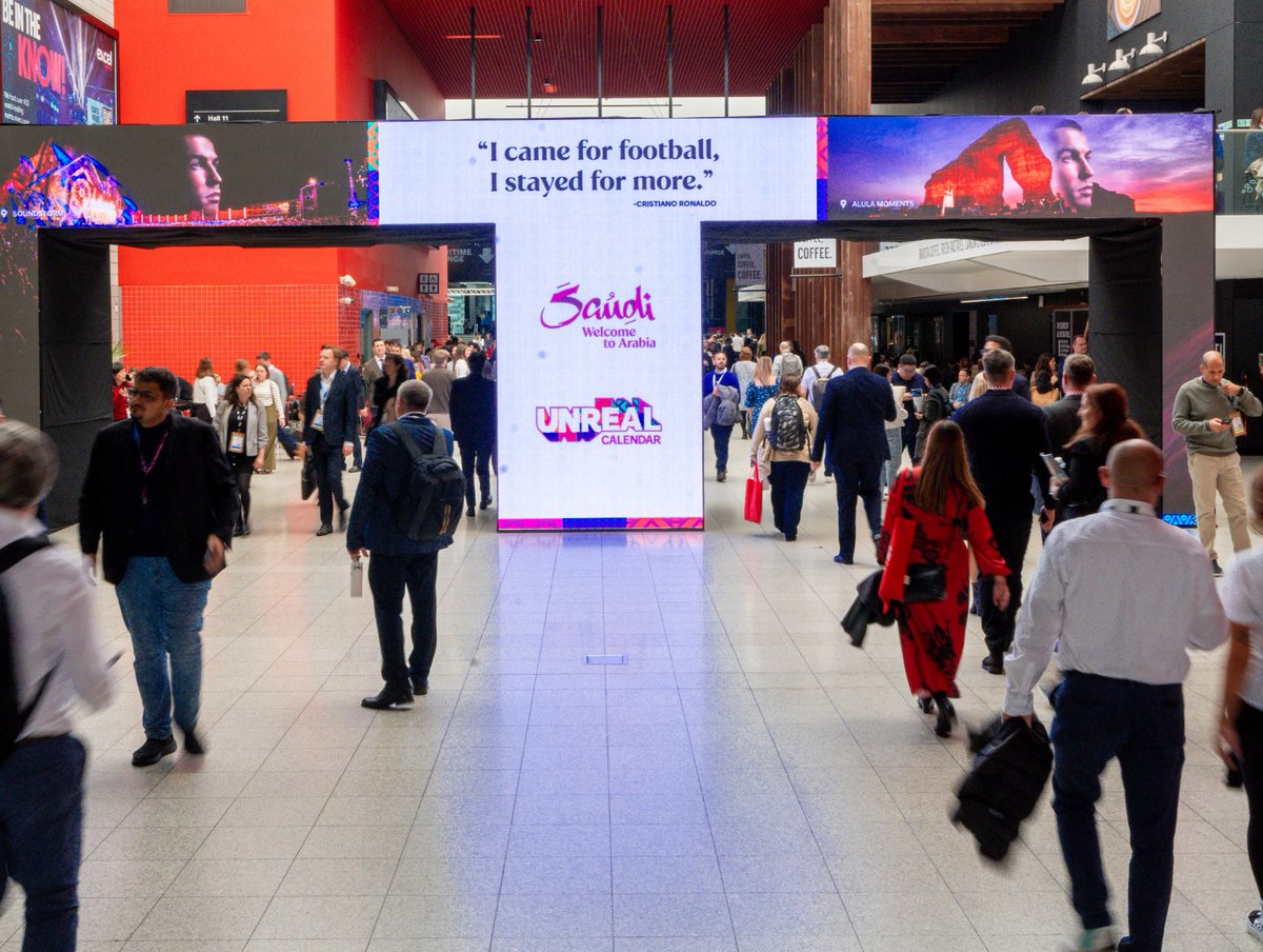 SaudiTourism's tweet photo. On its third day at #WTMLDN, #SaudiLand pavilion continues to showcase Saudi’s spirit through its diverse destinations and authentic experiences. https://t.co/Xt9iQzSeAH
