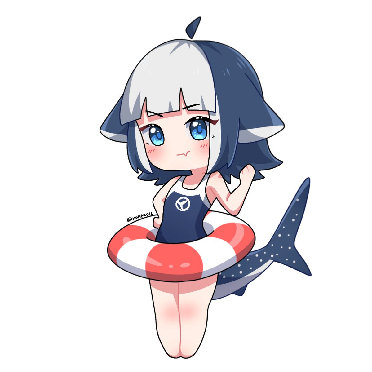 Kanfu011's tweet photo. Hi! I'm Umiko Kanfu 🦈
I'm 18 years old, I love eating plankton 🍽 https://t.co/8QBsTmJCbT