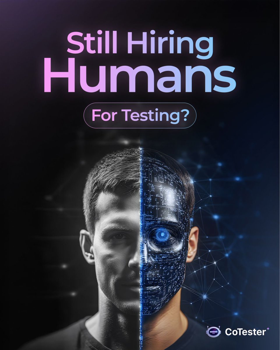 #OpenAI just dropped #AgentKit — anyone can build agents now.  
But the real question: who’s testing them? 
If your answer is “humans,” you’re already outdated.  

Manual testers? Extinct. 
#Automation scripts? Overrated.  

#CoTester — where AI tests AI: lnkd.in/gQ_t2KJu