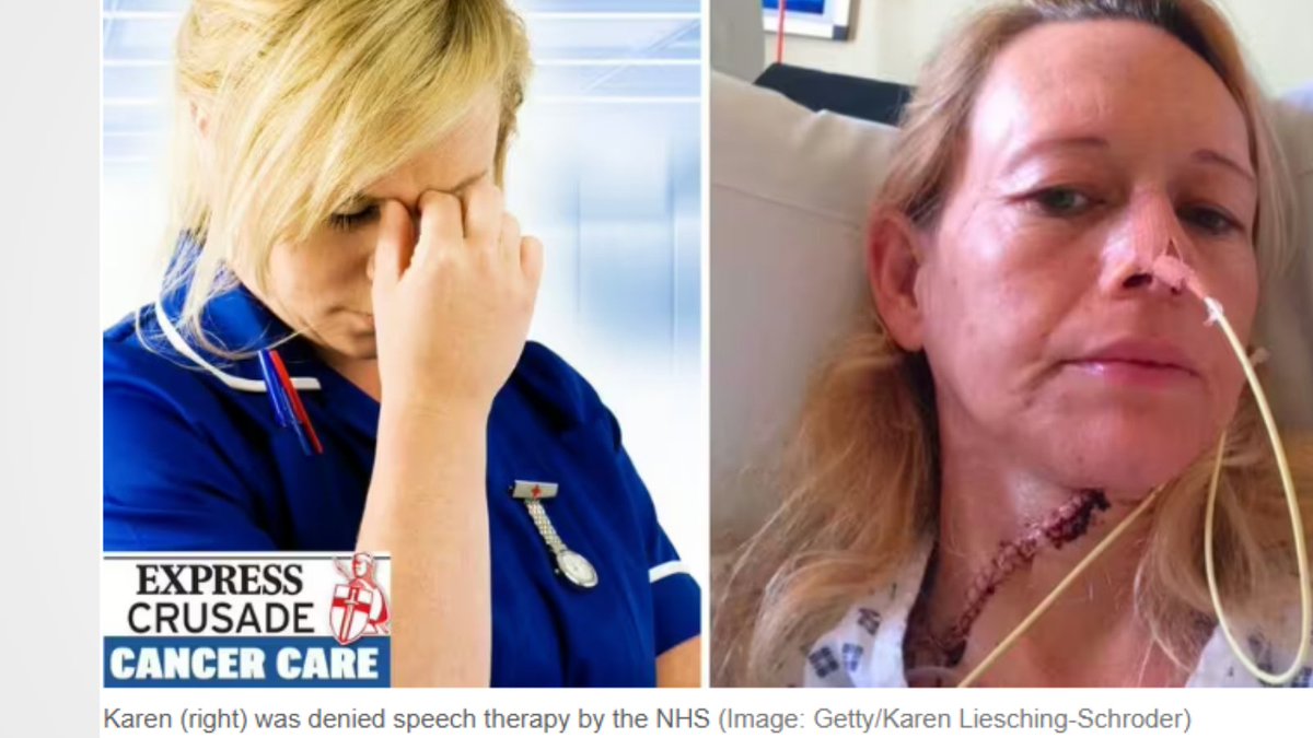 Patient Ambassador Karen Liesching-Schroder tells her mouth cancer story to Daily Express Journalist Robert Fisk.  Read the full article here - express.co.uk/news/uk/212998…