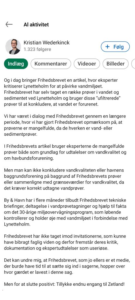 Bedre by uden Lynetteholm tweet media