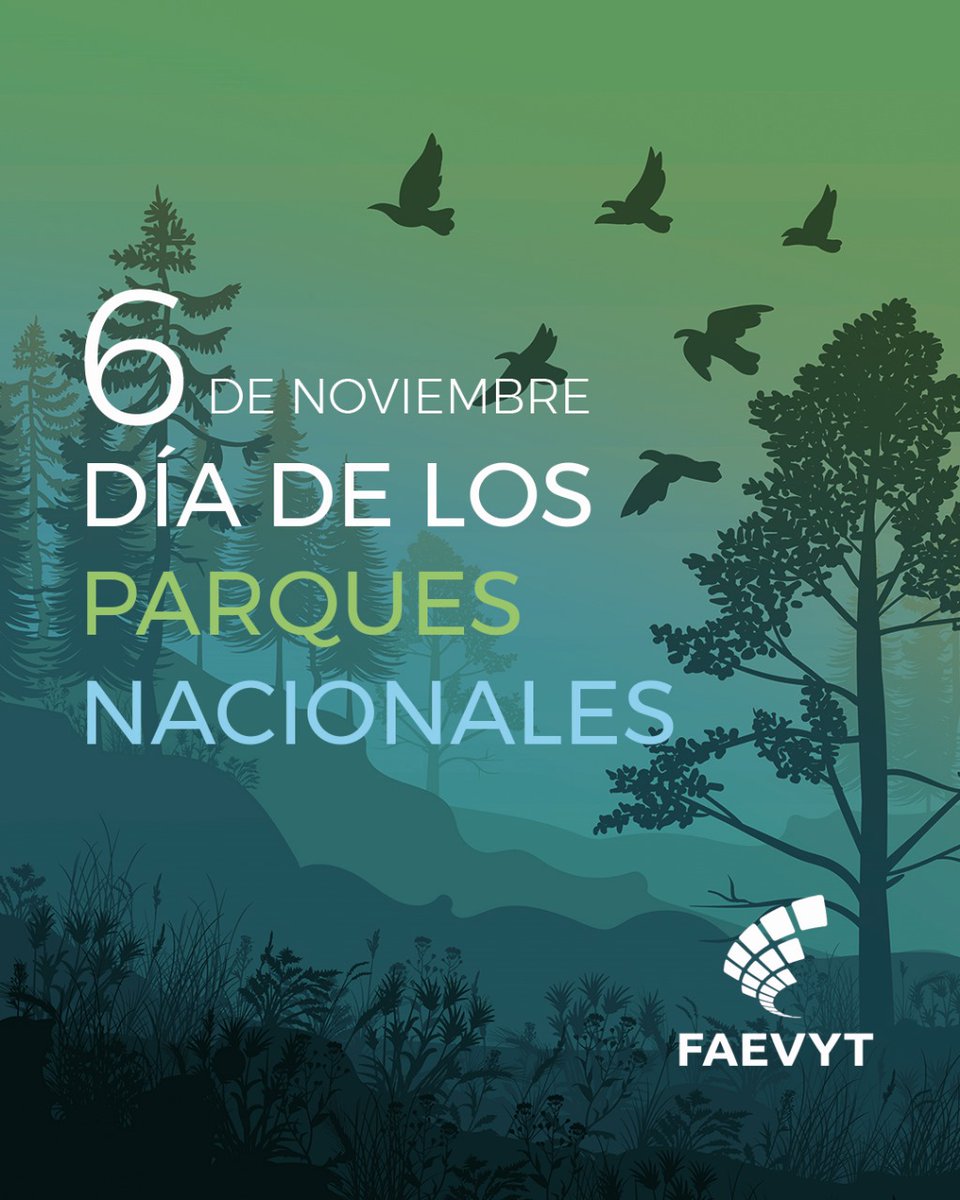 #DíaDeLosParquesNacionales 🏞️🌲🏔️

👉 Los Parques Nacionales resguardan nuestro patrimonio natural y cultural. Seguimos impulsando un turismo responsable y sustentable para preservarlos

#SomosFAEVYT #SomosTurismo