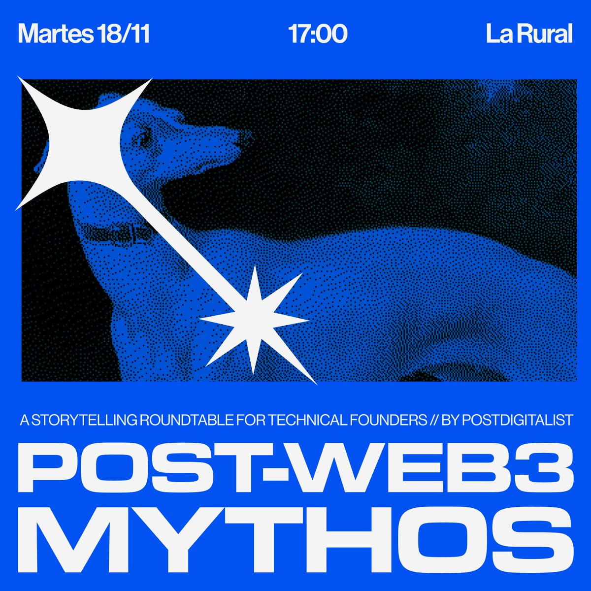 Attending DevConnect 🇦🇷?
Struggling to explain what your startup does &amp; why it matters? Can't sell the vision? 
Unsure of what "the vision" even is?

<a href="/aaronmarcoarias/">Aaron</a> will be hosting a roundtable focused on storytelling for technical founders.

Capacity is super limited. DM us