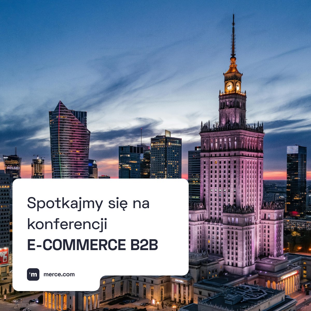 Już 21 listopada w Warszawie na konferencji E-COMMERCE B2B, będzie można porozmawiać o tym, jakie nowe wyzwania eCommerce pojawiły się w segmencie B2B.

Wydarzenie to dobra okazja, żeby wymienić się doświadczeniami z innymi managerami i dowiedzieć się, jak poradzić sobie z