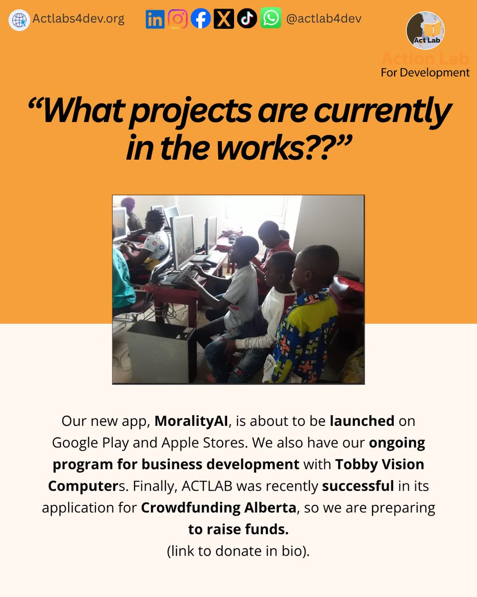 ActLab4Dev's tweet image. We love hearing your questions! That’s why we have selected and answered three of our most frequently asked questions. Swipe right to learn more about who we are, what we do, and how you can get involved with ACTLAB.
#ACTLAB #UN #UNVolunteers #FAQ #Support #Partner #Donate
