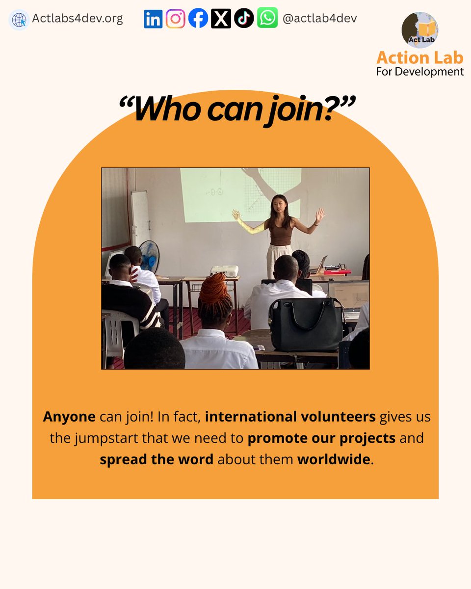 ActLab4Dev's tweet image. We love hearing your questions! That’s why we have selected and answered three of our most frequently asked questions. Swipe right to learn more about who we are, what we do, and how you can get involved with ACTLAB.
#ACTLAB #UN #UNVolunteers #FAQ #Support #Partner #Donate