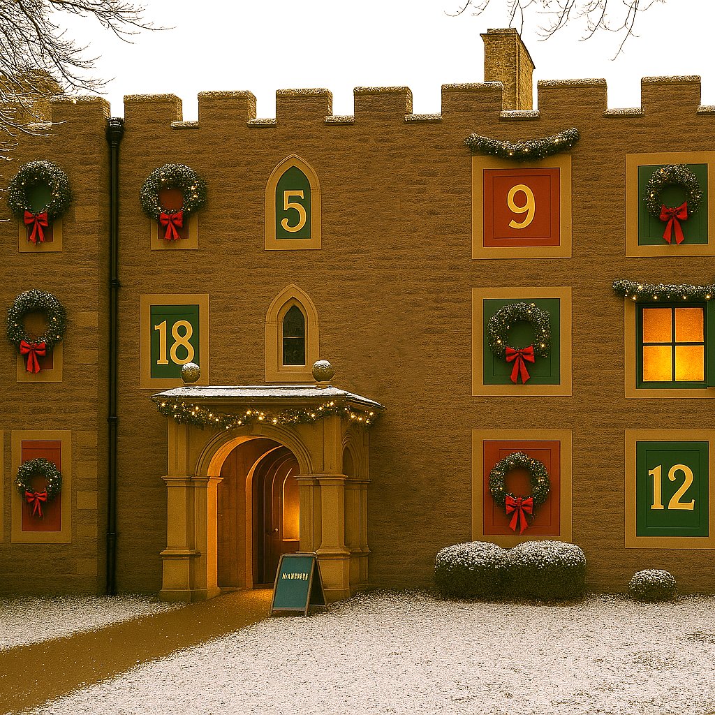 LancsMuseums's tweet photo. 🎄Advent Adventures at #ClitheroeCastle museum
🗓️Saturday 29th November

🎀Find the festive doors, answer clues and complete the quest.
🕯️Decorate a festive tealight to take home.
🍫Enjoy a tasty treat.

🎟️Booking essential £6 per child | £4 per adult
👉 https://t.co/KbqDK8IX7q https://t.co/vX1kO3uvkP