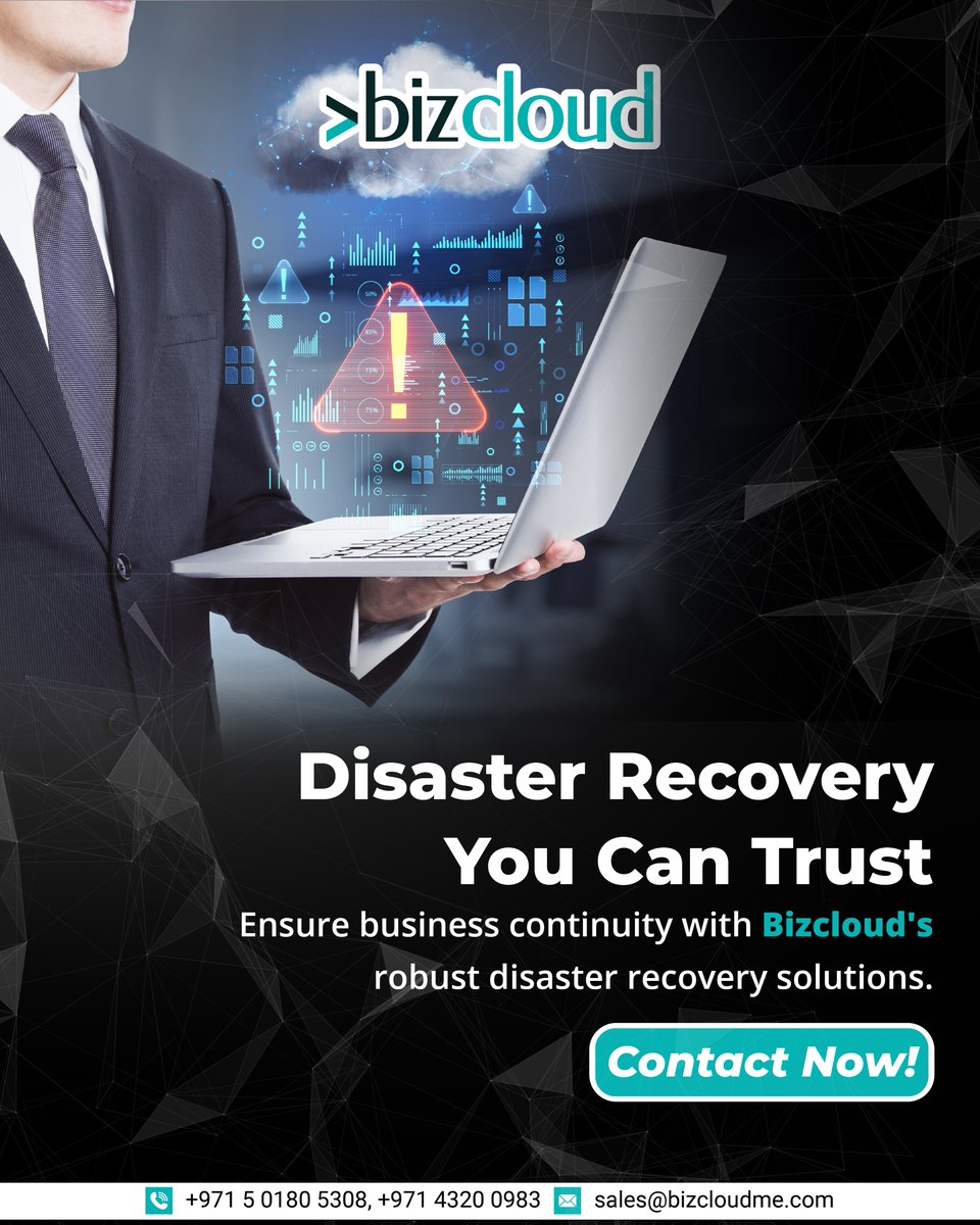 bizclouditllc's tweet image. Stay unstoppable with Bizcloud’s Disaster Recovery Solutions — built for speed, security &amp;amp; continuity.

✅ 24/7 data protection
✅ Fast recovery
✅ Cloud-secured resilience
Keep your business running — no matter what. 🛡️
🌐 bizcloudme.com
#Bizcloud #DisasterRecovery