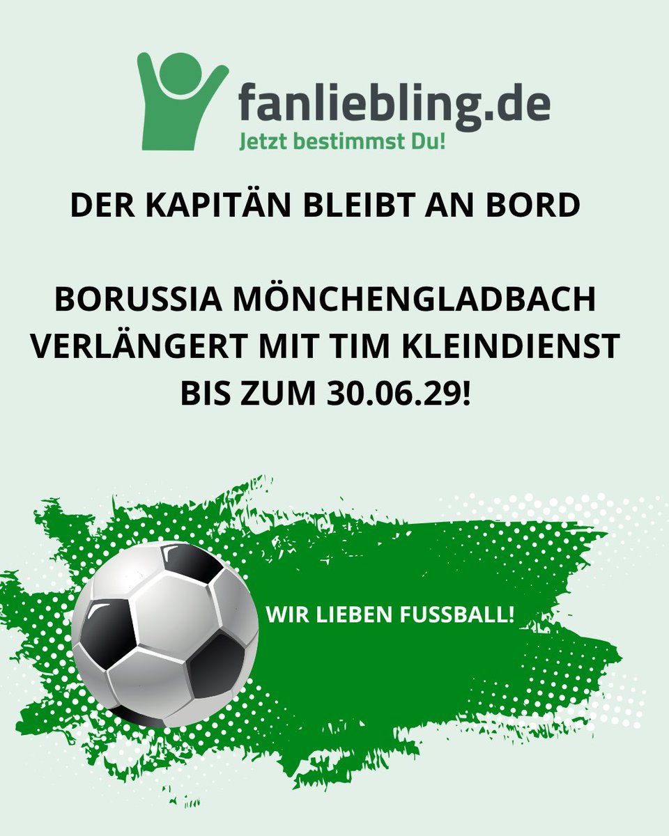 Tim bleibt!👍

#borussiamönchengladbach #Fussball #like #socialmedia #amazing #herz #liebe  #Bundesliga