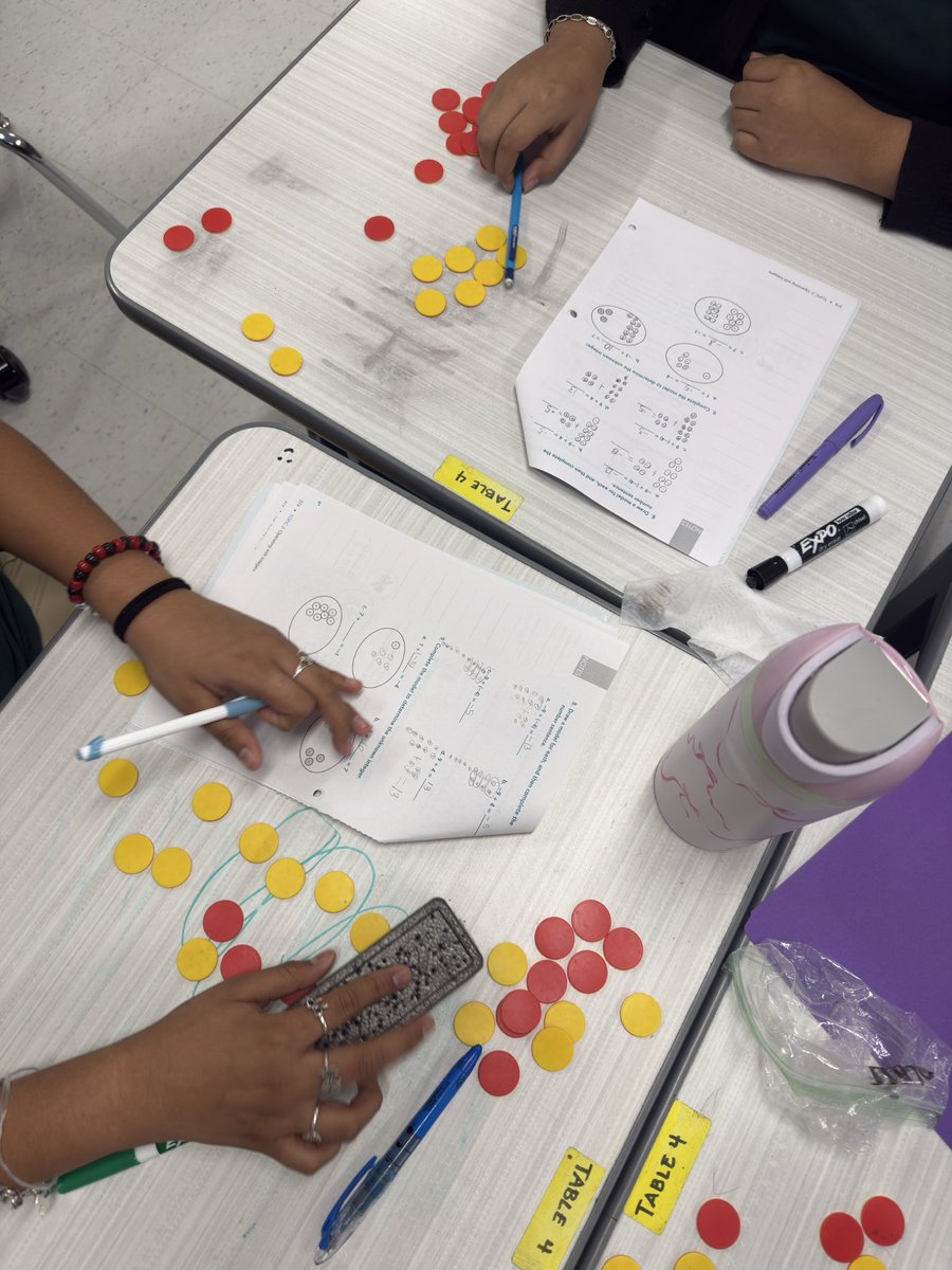 ASepulvedaSTAG's tweet image. My 6th grade math scholars crushed it! 💥 They used additive inverses to model integer addition and showed deep understanding moving from concrete → representational → abstract. Love watching their math reasoning grow! @Region1DISD @JQAEaglesDISD #MathMindset