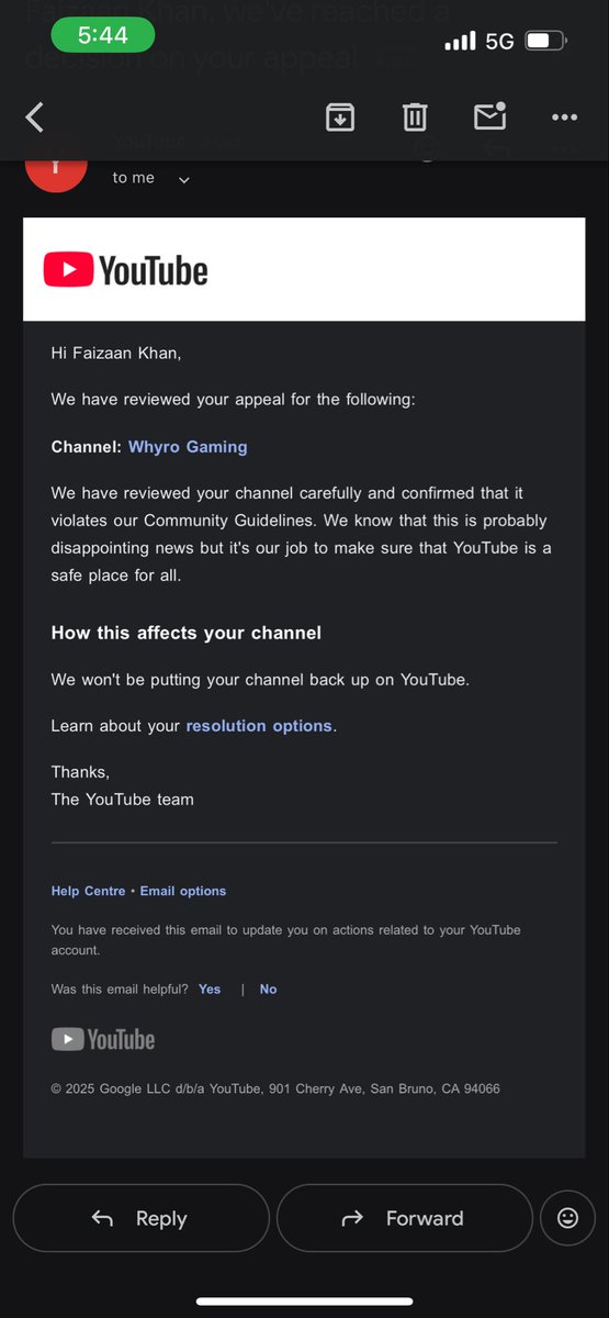 WHYROGAMING's tweet photo. Hi @TeamYouTube,
My channel, Whyro Gaming was terminated for an alleged Community Guidelines violation. I appealed but it was rejected.
I strongly believe this is an error. My content is 100% Original BGMI Competitive Montages, self-edited, and does not violate any rules.Plz help https://t.co/1Yorfa4vVv