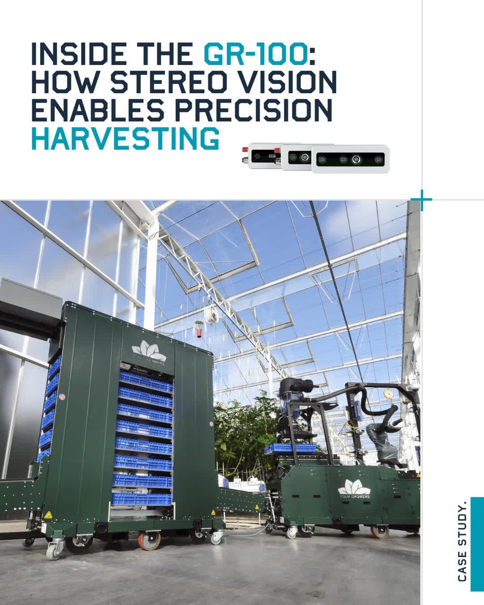 framosimaging's tweet image. Building a harvesting robot that can see, decide, and act inside a dense greenhouse isn&apos;t just about AI - it&apos;s about geometry, calibration, and data fidelity. 

📘 Download the technical case study: bit.ly/4oafYX6?utm_ca…

#FRAMOS #FourGrowers #agriculture #harvesting