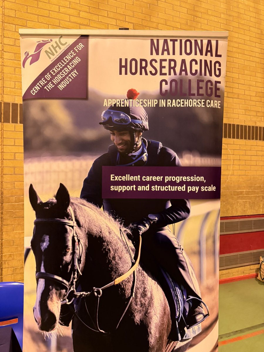 We are delighted to be at <a href="/MaricourtCHS/">Maricourt Catholic High School</a> in #Liverpool. We will be chatting to students and teachers about the many opportunities in the horseracing industry, as well as explaining what training we offer here at #TheNHC

#horseracing #training #careers