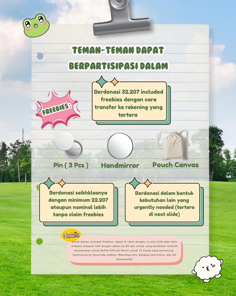 🌸 [MINGHAO &amp; WOOZI BIRTHDAY CHARITY PROJECT 2025] 🌸

Hai Carat! 💎
Dalam rangka bday The8 &amp; Woozi, Sayourchoise bekerja sama dg LAZ Sembada mengadakan charity project sebagai bentuk cinta dan dukungan untuk mereka 💖

🗓️ : 6 Nov – 6 Des 2025
📋 : bit.ly/MinghaoWoozi_D…