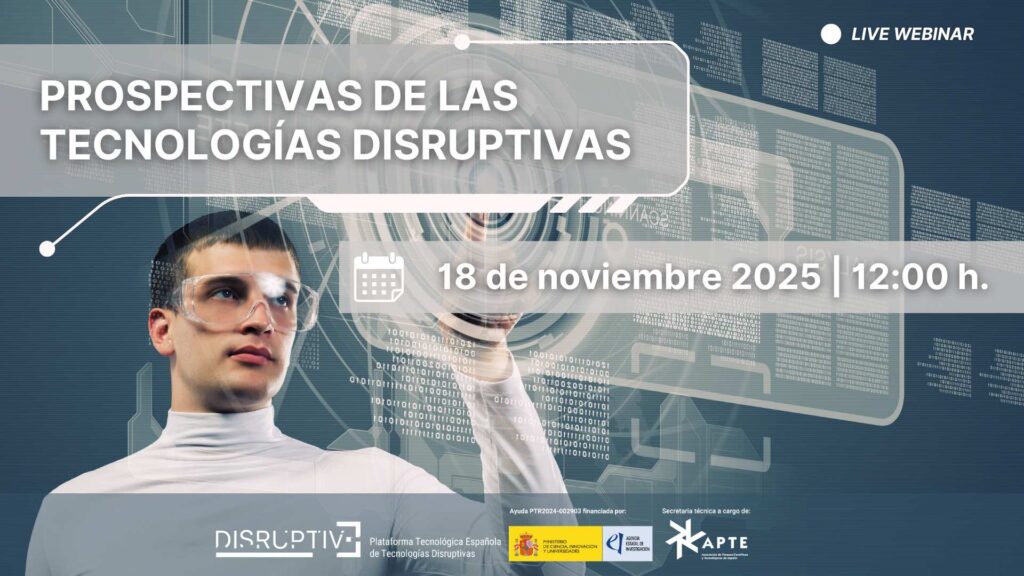 parcbit's tweet image. 💻 Webinar @APTE_es: Prospectives de tecnologies disruptives
Descobreix tendències en IA, 5G, blockchain, ciberseguretat, computació quàntica i accessibilitat digital amb experts de fundacions, empreses i institucions tecnològiques.
🔗ptedisruptive.es/conocimiento/w…