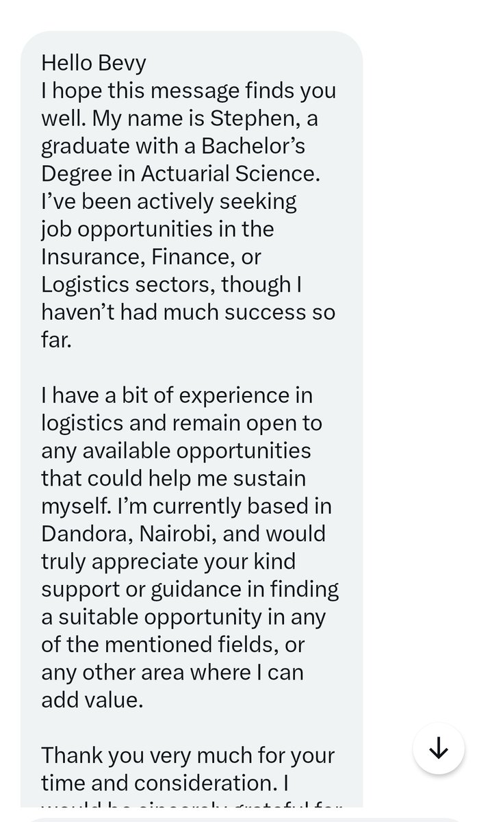 bevalynekwambo3's tweet photo. Actuarial science graduate,

Looking for any opportunity 

Please retweet widely,  his employer might be on your timeline https://t.co/S1vnvJAVUR