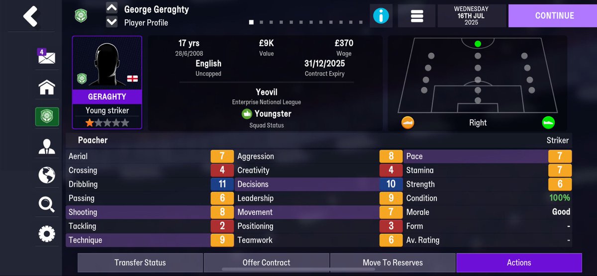 The new Football Manager is here! 🕹️⚽️

A few of our U19 players have made the cut - can you take them all the way to glory? 🌟

#YTFC 💚