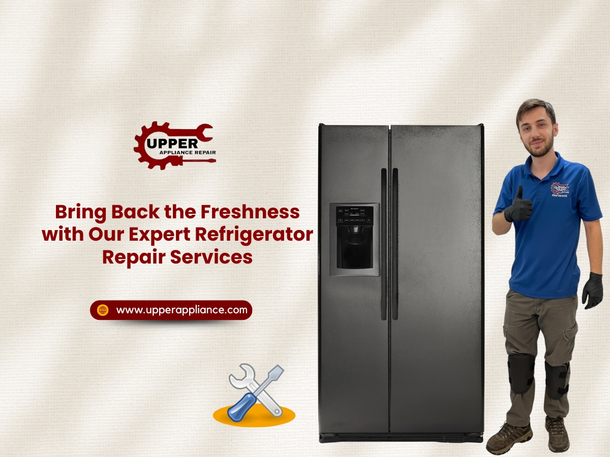 Upperappliance's tweet image. Warm fridge shelves and spoiled food end today. Upper Appliance Repair LLC offers fast refrigerator repair in San Antonio.

Phone: +18328880875
Website: upperappliance.com/san-antonio-tx… 
Direction: maps.app.goo.gl/MjiydvwFfxMBCt…

#refrigeratorrepair #fridgerepairservice #sanantonio