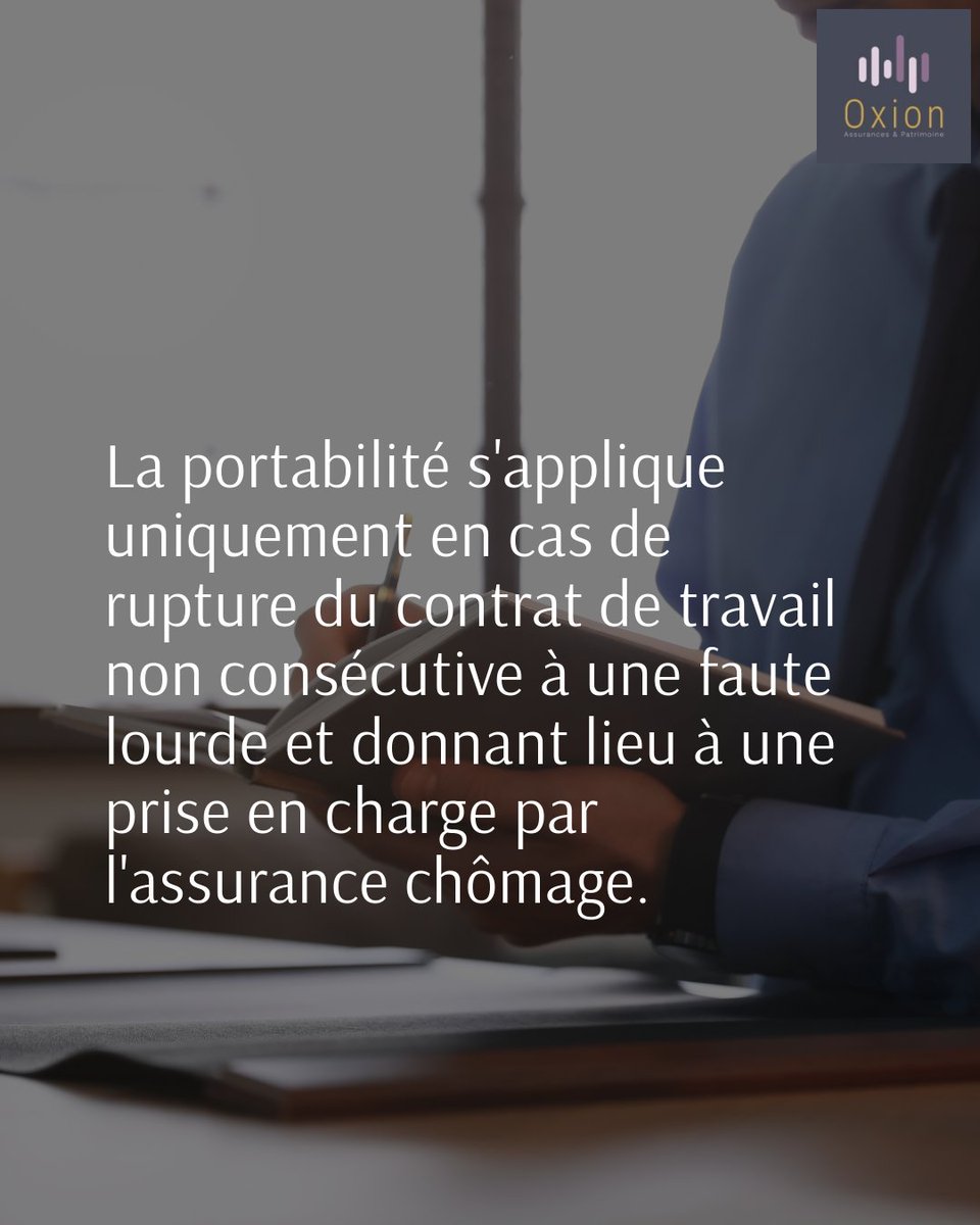 OXIONPERPIGNAN's tweet photo. La portabilité des droits de prévoyance est essentielle pour la sécurité des anciens salariés. Pourquoi est-ce si important ? Parce qu'elle leur permet de conserver leur couverture santé même après la rupture de leur contrat de travail. Comment cela fonctionne-t-il ? En (1/4) https://t.co/RITlhsxOpK