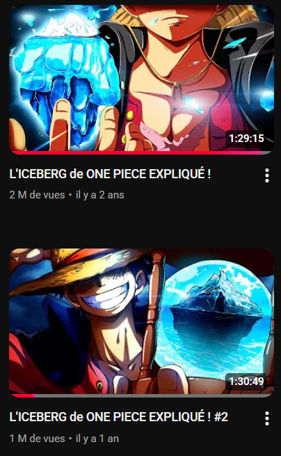 Belle synchro pour les Icebergs qui cumulent aujourd'hui à eux deux 3 millions de vues 🥳 

Merci encore à tous pour vos retours sur ces deux projets, ça sera pas pour cette année, mais un 3eme et dernier arrivera bien à un moment ou l'autre🙏