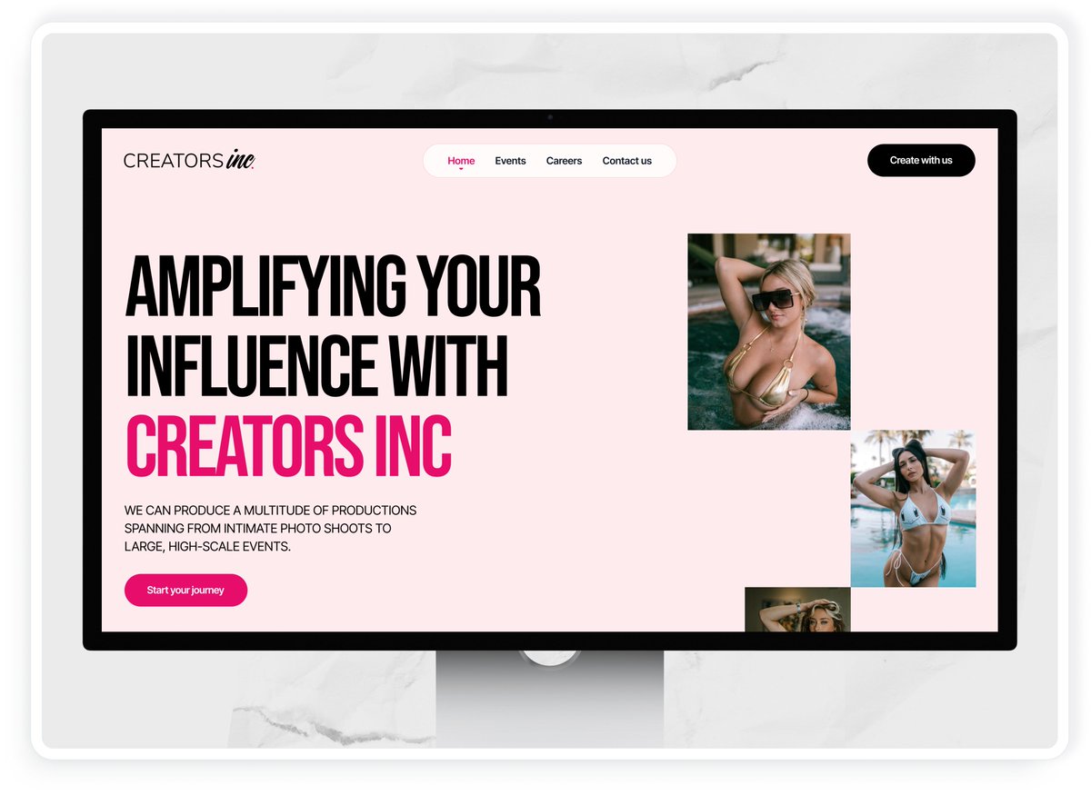 Johnogaga4's tweet image. Creators Inc. was built to empower creators, but their old website wasn’t doing the same.

So rebuilt it from the ground up with Webflow