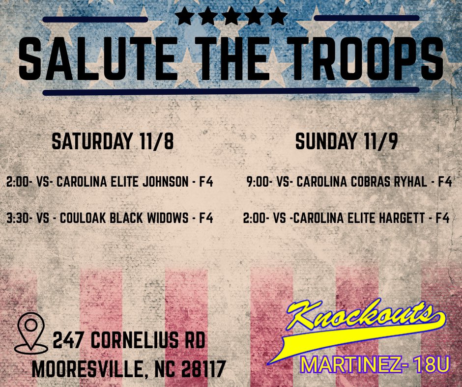 Back at it this weekend! <a href="/KnockoutsFastp1/">Knockouts Fastpitch Softball Organization</a> <a href="/USASoftball/">USA Softball</a>