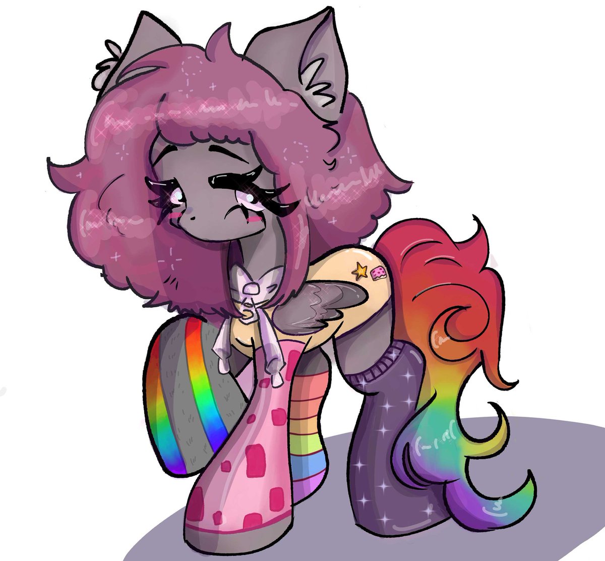 Violetmelons's tweet photo. Does this go hard or am I cringe? 🤷‍♀️

#artmoots https://t.co/rXAvv1W8x2