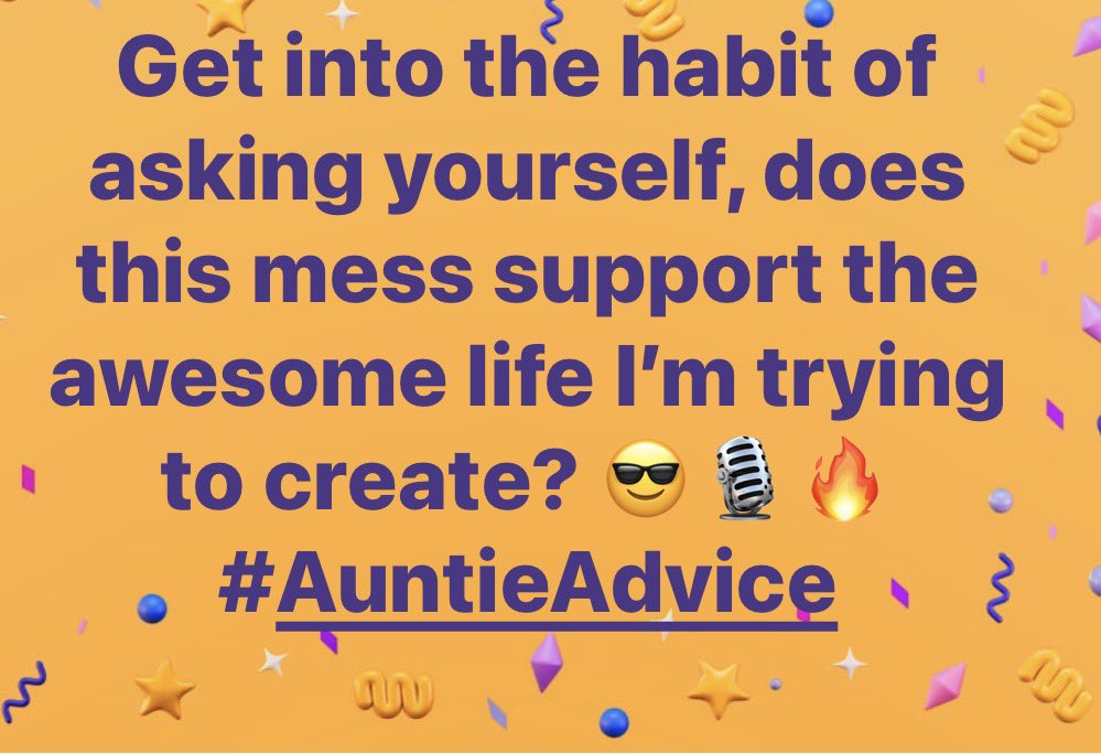 MsPattyJackson's tweet image. #AuntieAdvice😎🎙🔥