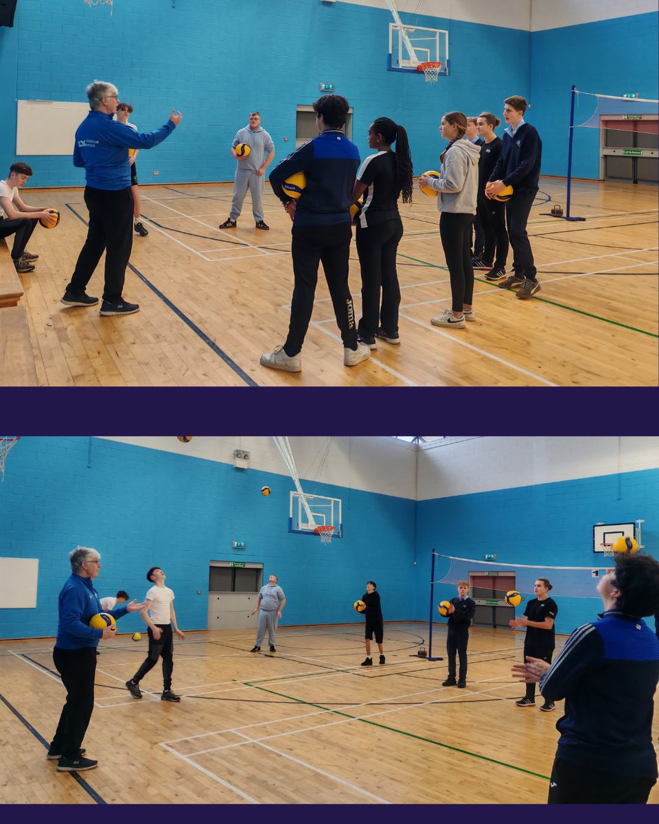 NenaghCollege's tweet photo. Nenagh College was delighted to host Volleyball Ireland for a full day of volleyball coach training.
We’re excited to see our 1st and 2nd years develop their skills on the court!
#NenaghCollege #SchoolLife #TeamSpirit #StudentLife #TYExperience #FutureStars #VolleyballVibes https://t.co/FlS7xaGh17