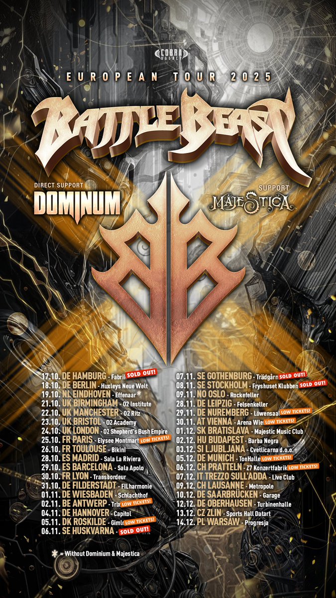 Battle Beast tweet media