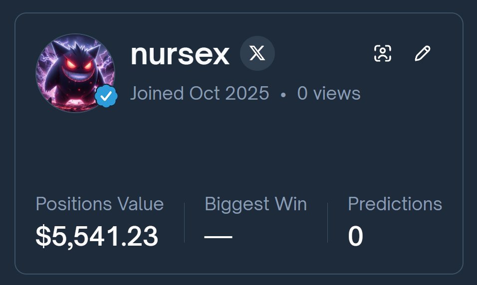 nursexxl's tweet image. Gm, deposited $5.5k on @Polymarket right now

Give me markets with 100% winrate bet in comments