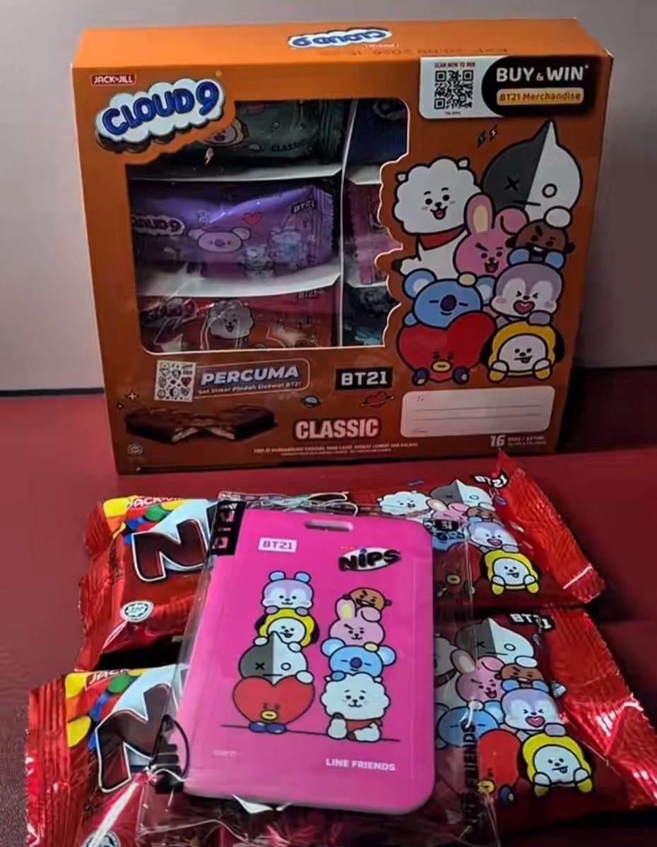 dreamingofJK_'s tweet photo. cloud 9 &amp; nips x bt21!!! 💜✨️ https://t.co/fJaPlFxnhi