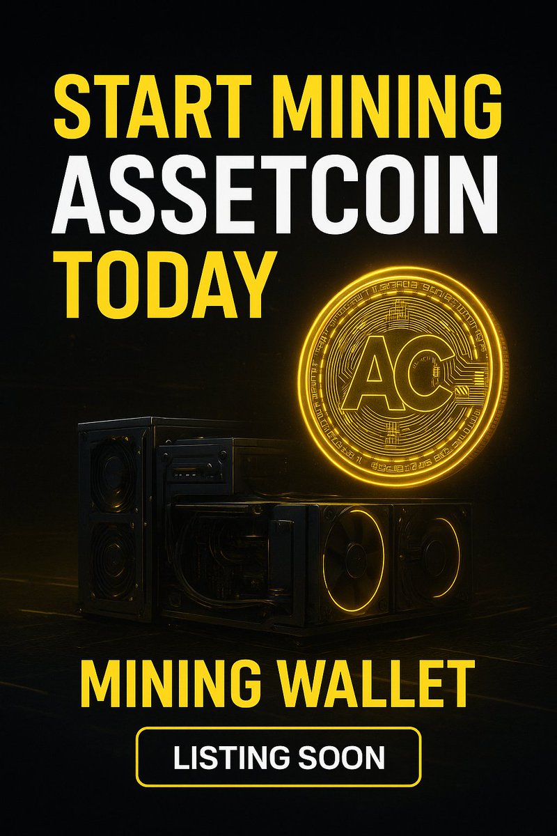 AssetcoinAC's tweet photo. https://t.co/g6cWqrKqtX

Start mining AssetCoin today. Listing on top exchange soon. Our social media app will be Live soon and everything will kick-off, don't be left out. https://t.co/nQ6Txn0ADT