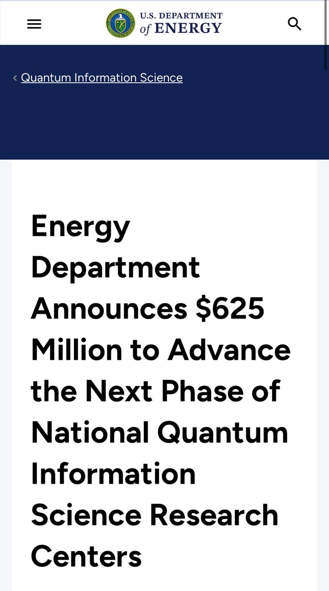 Reneefit97's tweet image. Trump signed into law the National Quantum Initiative Act in 2018, committing billions to quantum information science, and issued
Executive Order 13885. It’s coming 💥