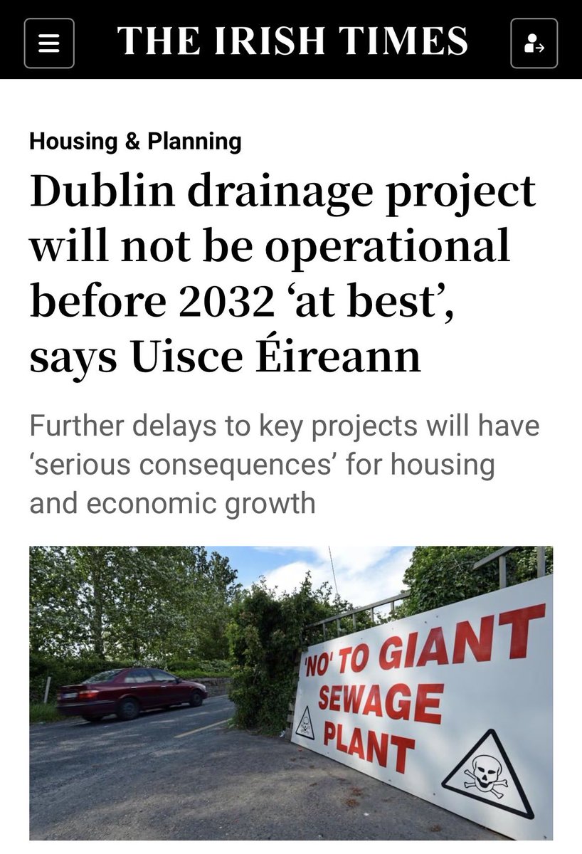 Steve0Reilly's tweet photo. The Dublin Drainage Project likely delayed until 2032, highlights how our appeals process is holding us back. One individual’s legal challenges has impacted hundreds of projects. It’s time the government review and improve this process so we can keep moving forward! https://t.co/Gpe9Dn8eDq
