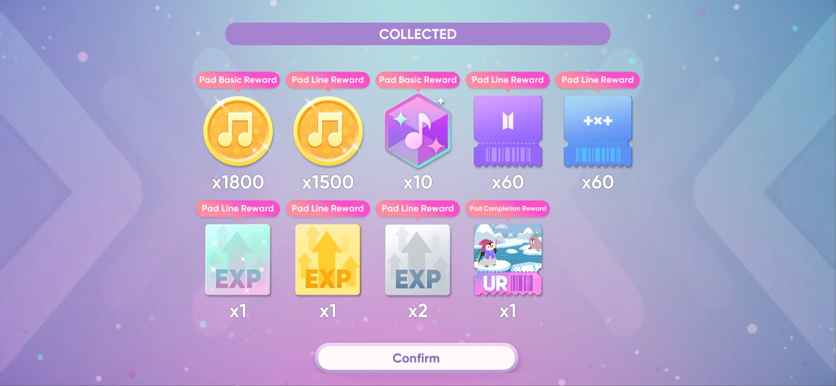 zin0n_'s tweet photo. HOKI BGT
cuma gatcha rhythm pad 3x pdhal masih kosong 5 tp 5 5 nya keisi jdnya dpt ur tikcket, trs gatcha ur ticket milih yg bisa dpt wonu/hoshi/uji dannnn dapet UJII UR😭😭😭😭 https://t.co/eANrouoEsJ