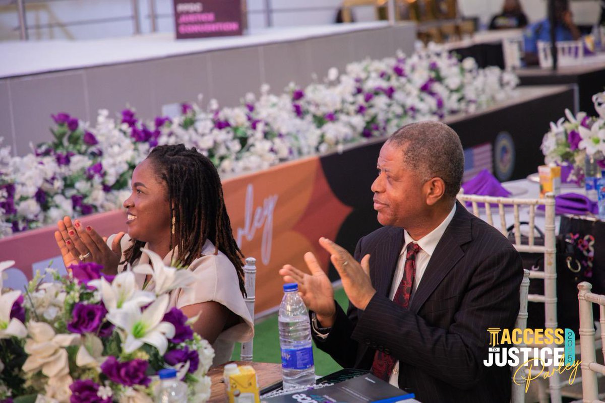 PPDC_ng's tweet image. A moment of shared insight and inspiration with PPDC CEO Lucy James Abagi and Board Chairman Chibuzor Ekwekwo reflecting on the progress and partnerships shaping Nigeria’s justice sector.
#A2JParley25 #Access2Justice #RuleOfLaw #PPDC