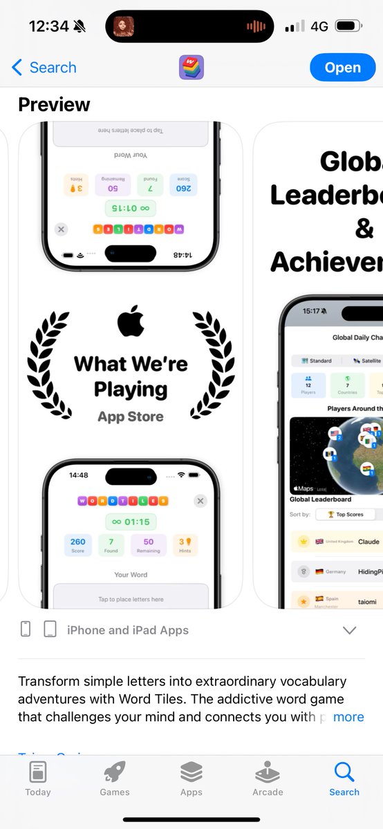 taiomi's tweet photo. ⭐️⭐️⭐️⭐️⭐️

4.9 out of 5 for my #shipaton submission @wordtiles

It’s been a fantastic journey of building in public and I love the small community of word game players that’s been built and is playing daily.

Next mission organising a 100 player local match!

Who wants to play? https://t.co/cktFoYZpkW