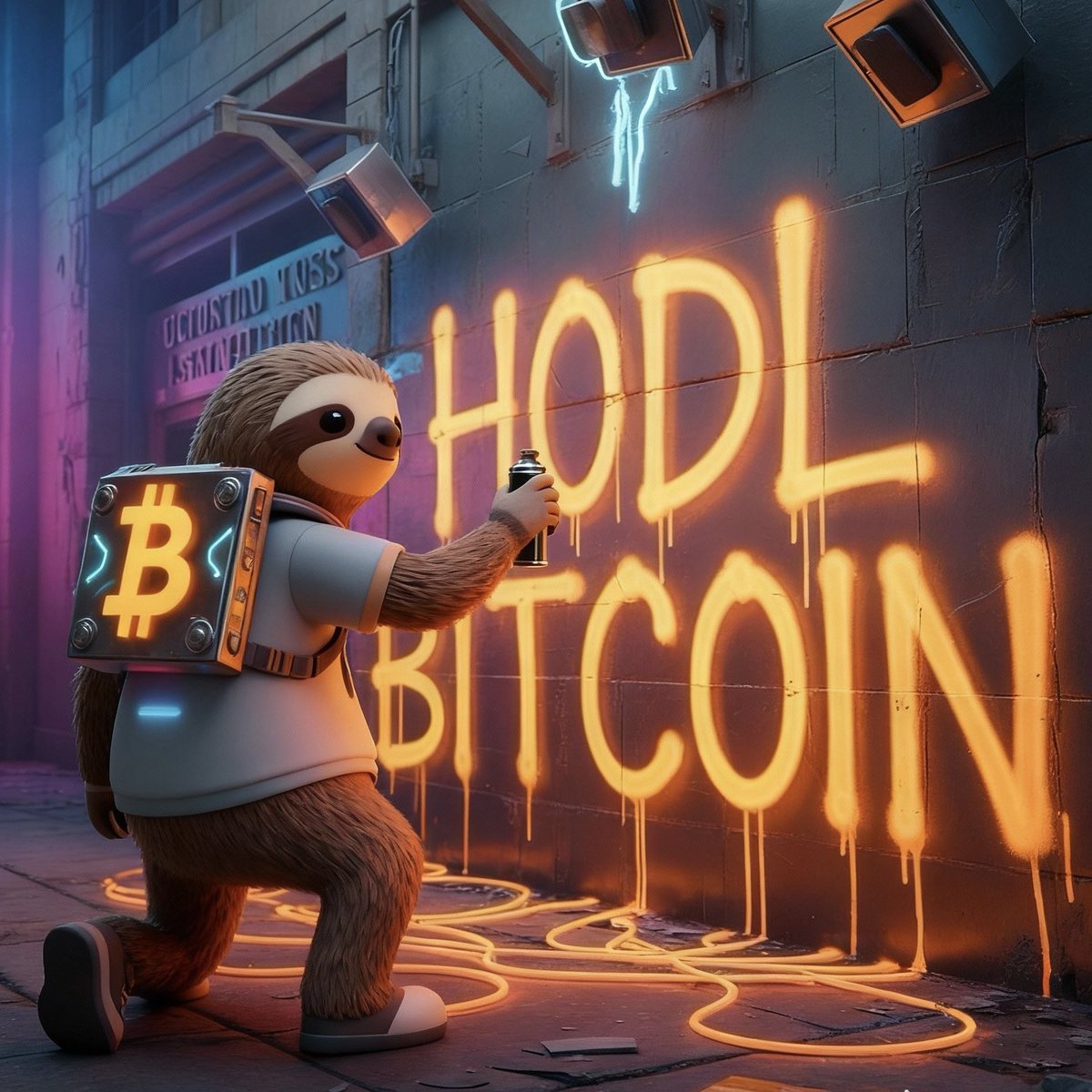 In the end ， $bitcoin always win 🦥

Two days of heavy liquidation. $BTC flirting with 100k, $ETH down to 3.3k.
Retail ran. Whales waited.

The market never lies — it only humbles those who forget what volatility means.

#meme #sol #bnb #slothspepe 
#BTC #ETH #CryptoCrash