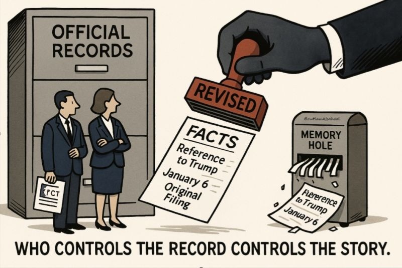 tonydebree's tweet photo. #doj #trump #bigbrother #1984 #orwellian https://t.co/9HmnmYYTTk