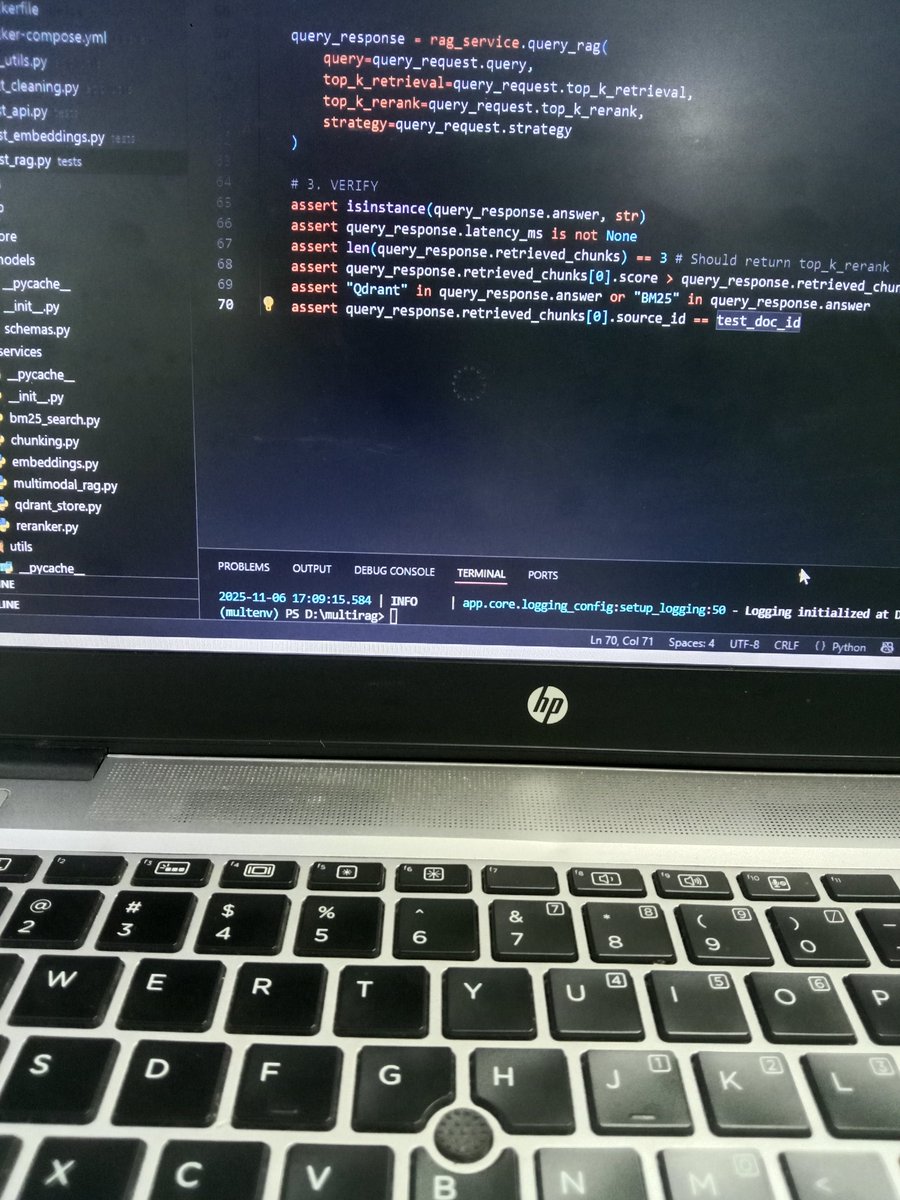 Working on a multimodal RAG project, Let's see how this goes