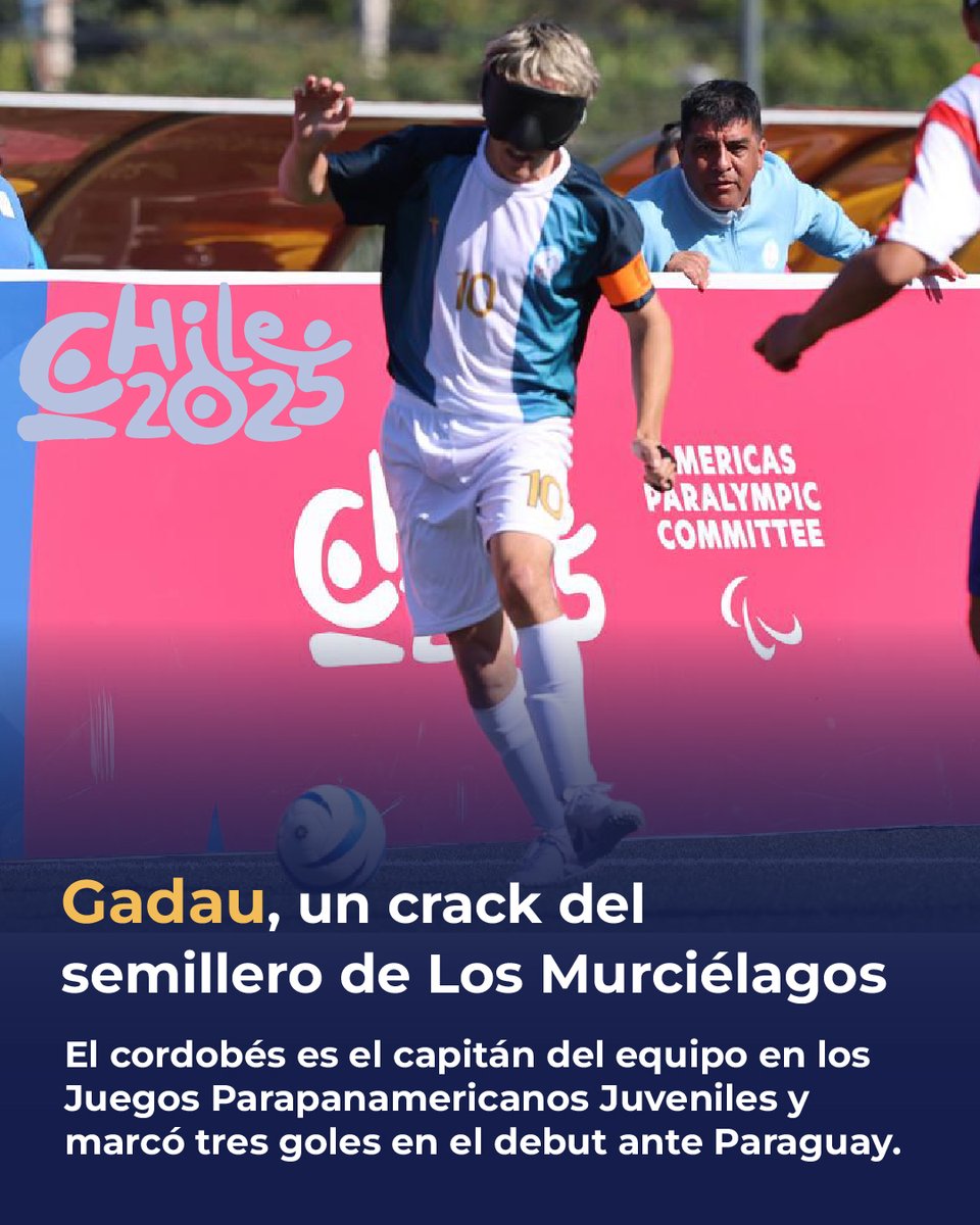 #Chile2025 “Estoy cumpliendo un sueño, pero no me detengo porque quiero más. Me gustaría jugar con Los Murciélagos en el seleccionado mayor y disputar un paralímpico”, afirma el cordobés Bruno Gadau tras el debut ante Paraguay.

argentina.gob.ar/noticias/gadau…