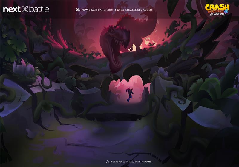 nextbattlenow's tweet image. 🔥 The latest #Crash Bandicoot 4  #WeeklyChallenges are here! ⚔️🔥
Show off your creativity and combat skills, conquer epic missions, and climb your way to the top of the leaderboard! 🏆💥

🎮 Play now: nxtbattle.com/challenges/cra…