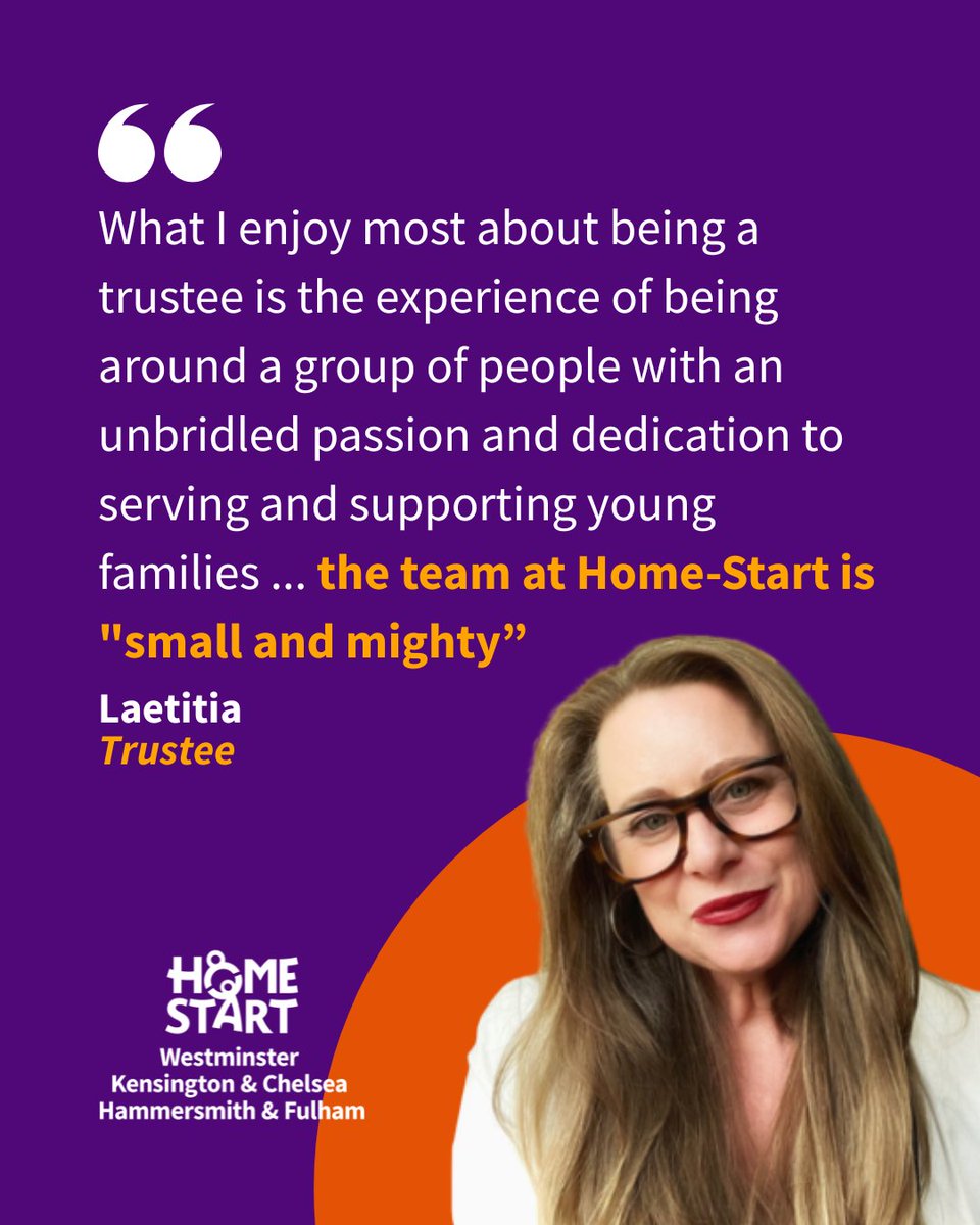 Our trustees embody the spirit of Home-Start - passionate, dedicated &amp; making a real difference for families. 💜

Thank you for your wisdom, energy &amp; belief in what we do. You make the mighty possible! 💪

#ThankYou #TrusteesWeek