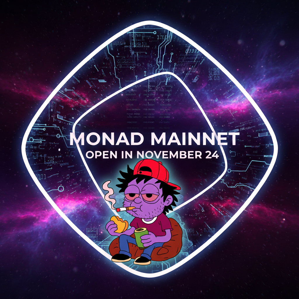 The Lazy Legend wakes up! 😴 <a href="/monad/">Monad (mainnet arc)</a>  mainnet is open for business on November 24