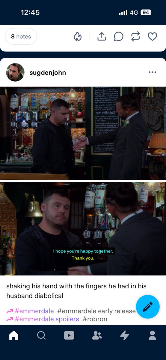 I LOVE THIS FANDOM SM 🤣🤣🤣 #robron #emmerdale