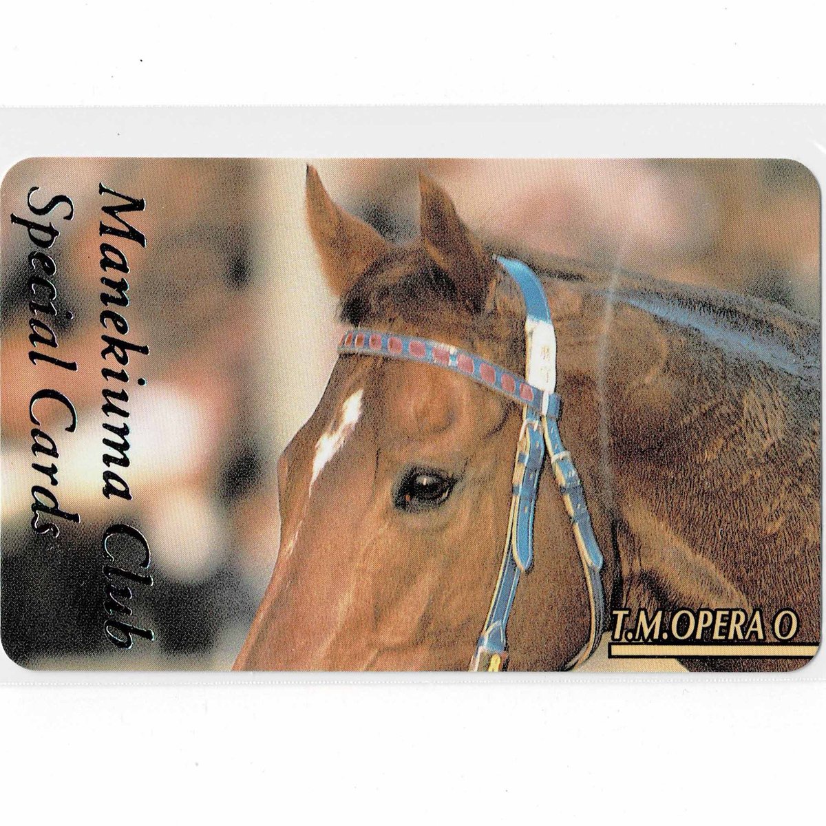☆テイエムオペラオー(No.2089)まねき馬倶楽部レインボーカード★15枚限定 ☆テイエムオペラオー(No.2089)まねき馬倶楽部レインボーカード☆15枚
