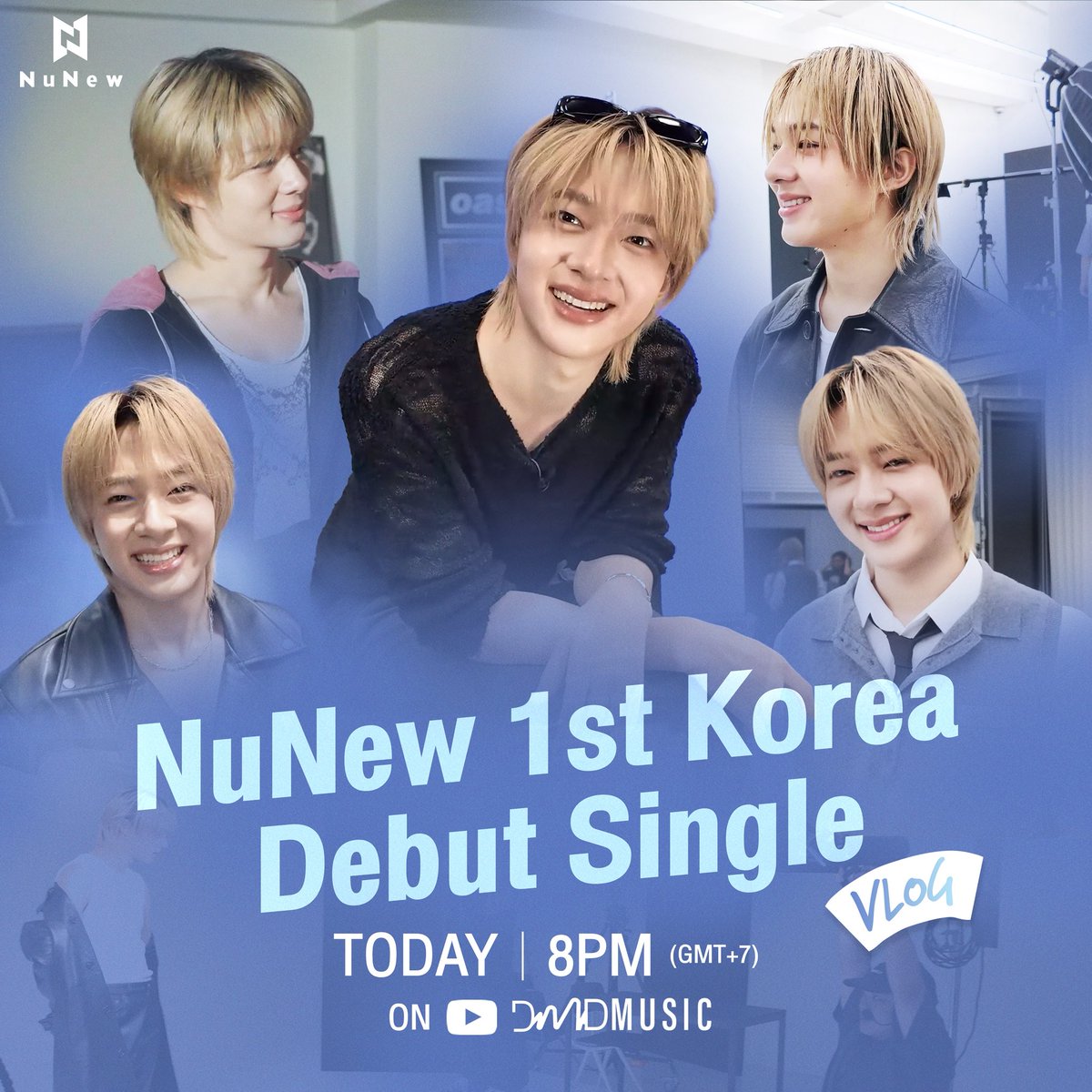 TODAY ❗️

เตรียมรับชม NuNew 1st Korea Debut Single Vlog ของ “นุนิว” <a href="/CwrNew/">NuNew</a>  🔭🐋📜

YouTube : DMD MUSIC
🎥 : youtu.be/9LFPX8v9JFE

NUNEW KOREA DEBUT VLOG 
#NuNew1stKRVlogDebut

#LeaveMeWithYourLoveMV
#NuNew_LMWYL
#NuNew #DMDMUSIC