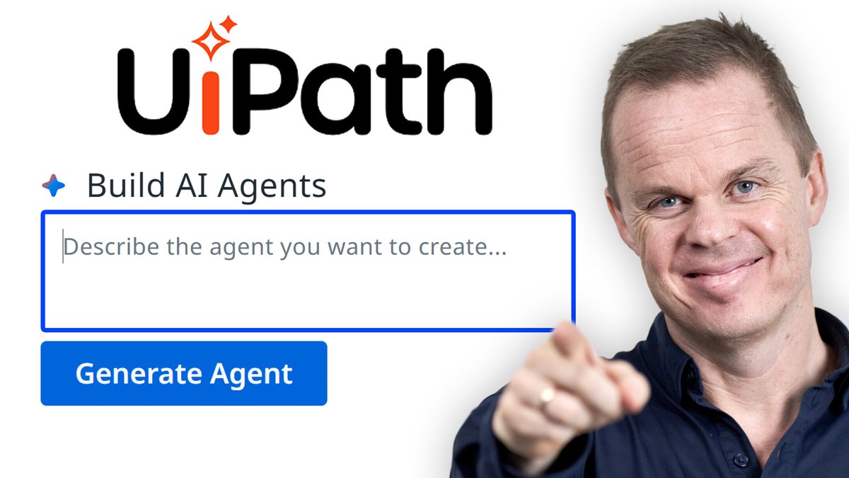 robots4testing's tweet image. Devs, this one’s for you! 🧠 👉 Anders Jensen shows exactly how to build an AI agent in UiPath, from zero to next-level. spr.ly/601573LGV